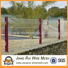 high quality plastic coated low carbon steel decorative metal garden fence